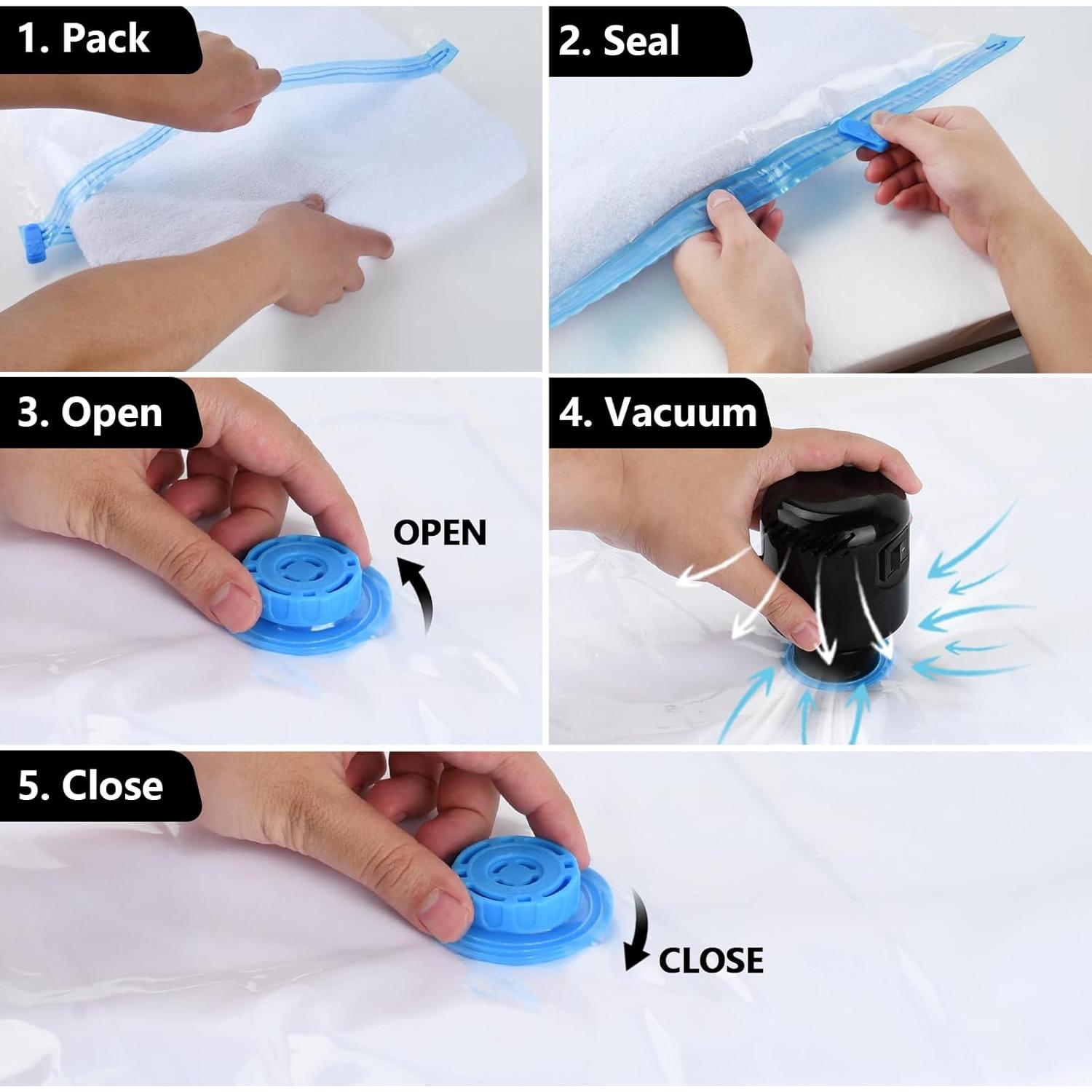 Bomba Eléctrica Portátil BAMCOO para Bolsas de Vacío 230g