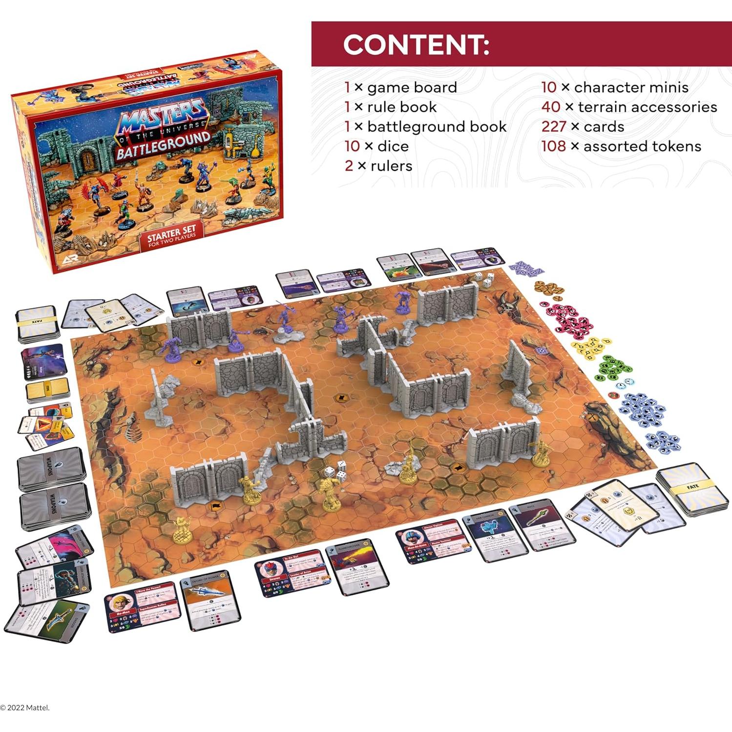 Juego de Mesa RPG Masters of the Universe Battleground - Archon Studio - 10 Miniaturas