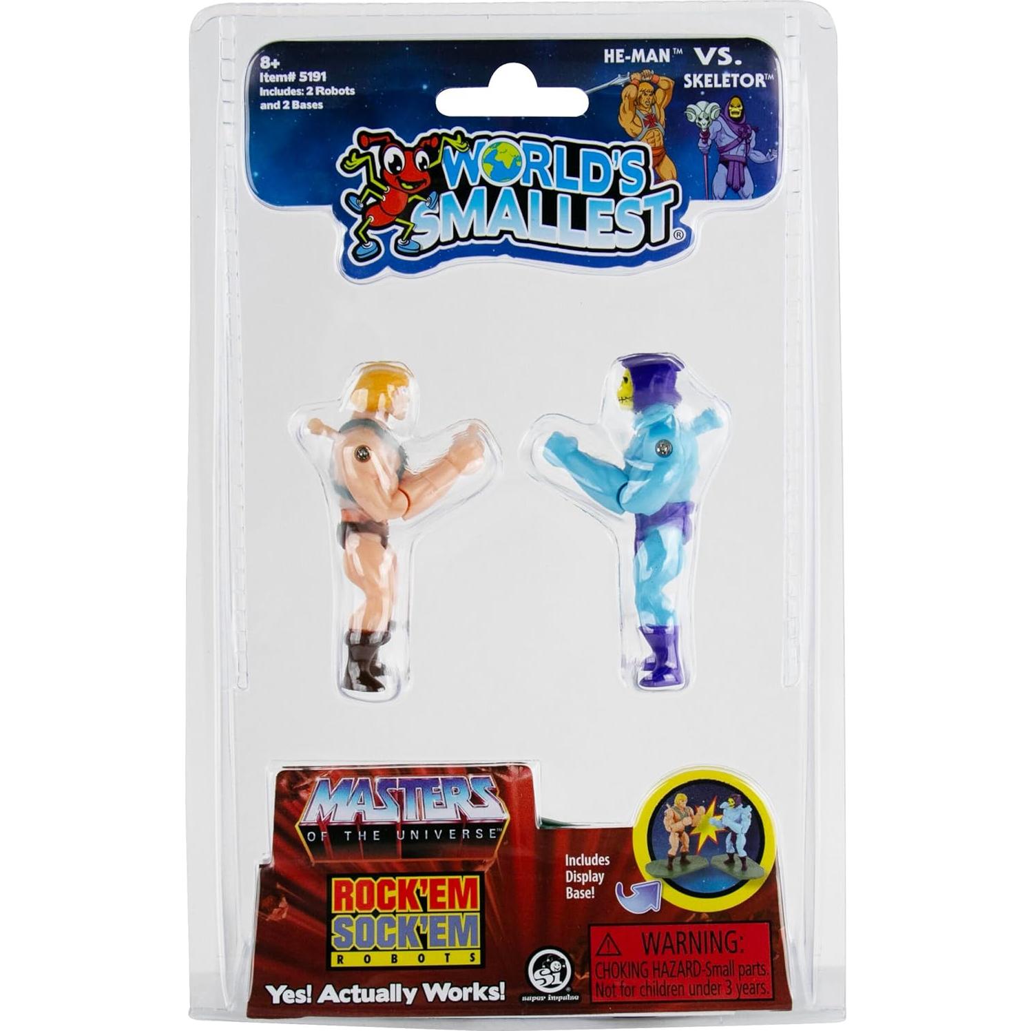 Robots Rock 'Em Sock 'Em - He-Man vs. Skeletor Miniatura