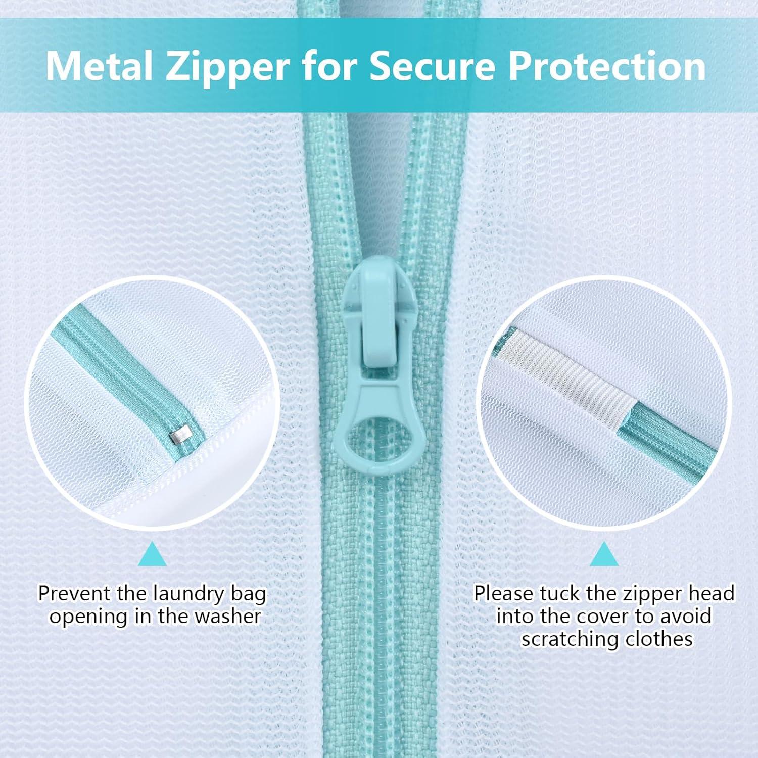 Bolsa de Lavandería OTraki 60x80 cm con Cremallera para Delicados