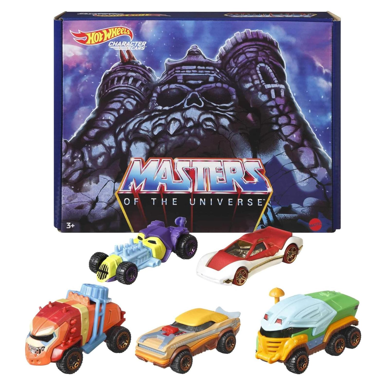 Hot Wheels Maestros del Universo 5 Coches 1:64 He-Man y Más