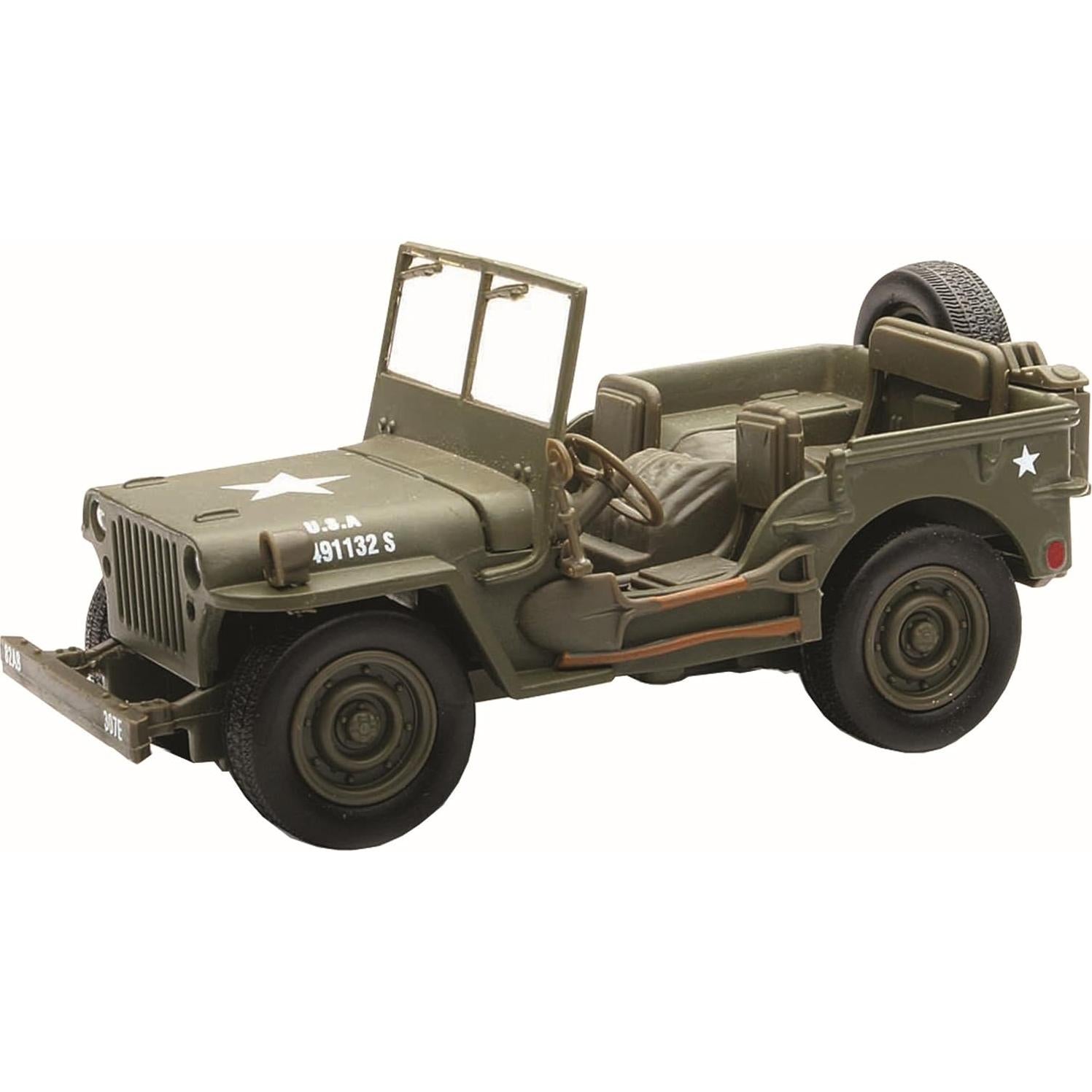Jeep Willys U.S.A. Ejército Verde 1/32 Diecast New Ray