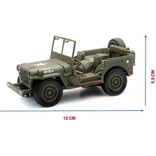 Jeep Willys U.S.A. Ejército Verde 1/32 Diecast New Ray