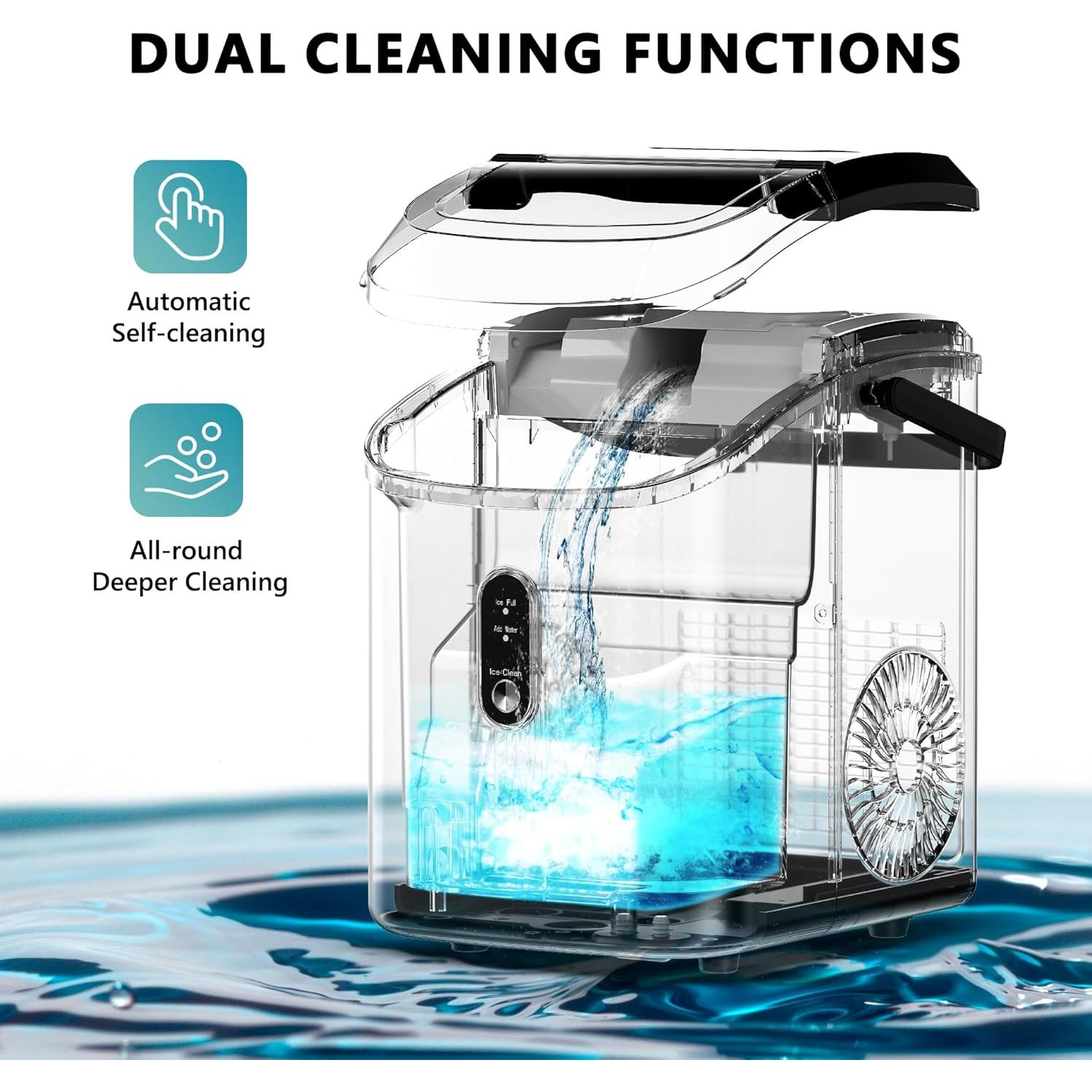 Fabricante de Hielo Tipo Nugget EUHOMY IM-12S-HM 15.88 kg/día