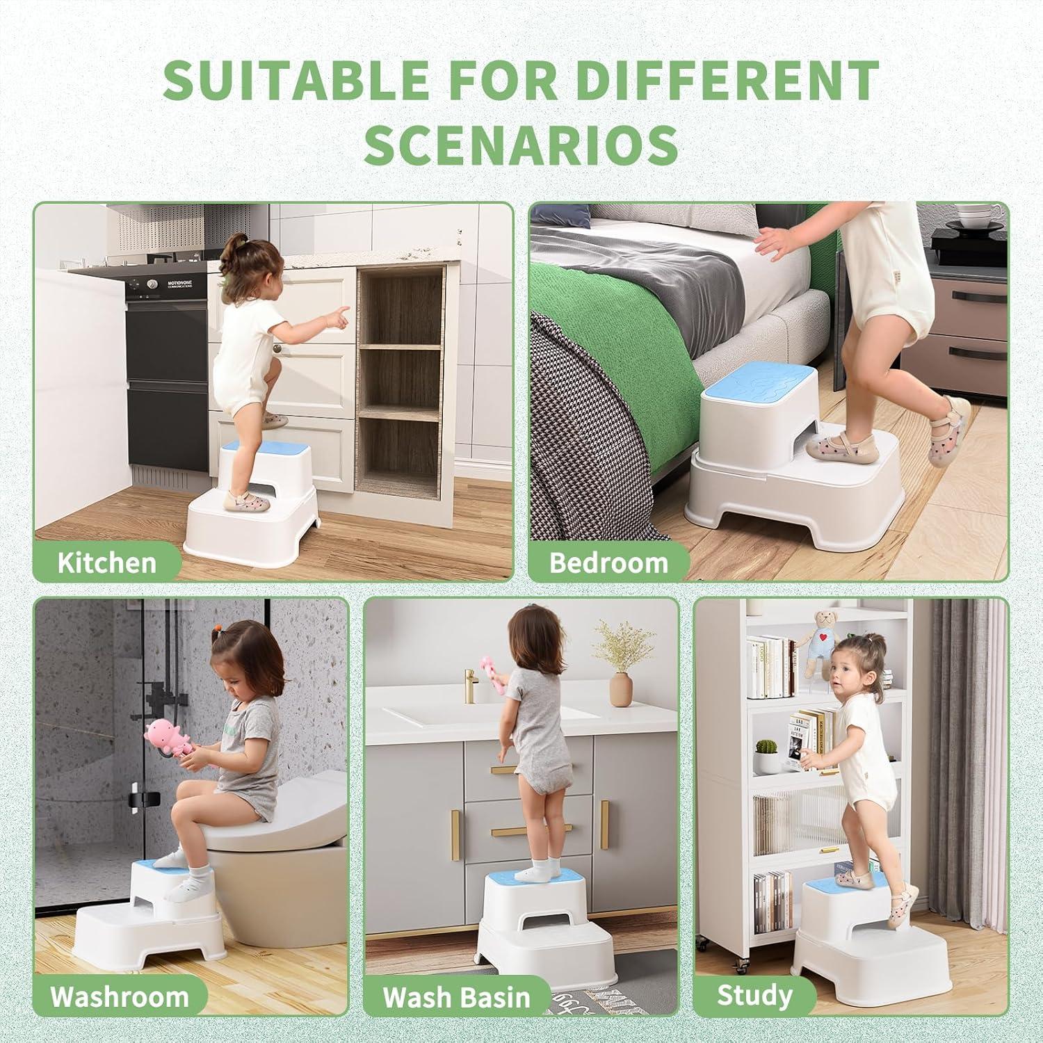 Escalera Multifuncional para Niños Mangohood 2EN1 Azul