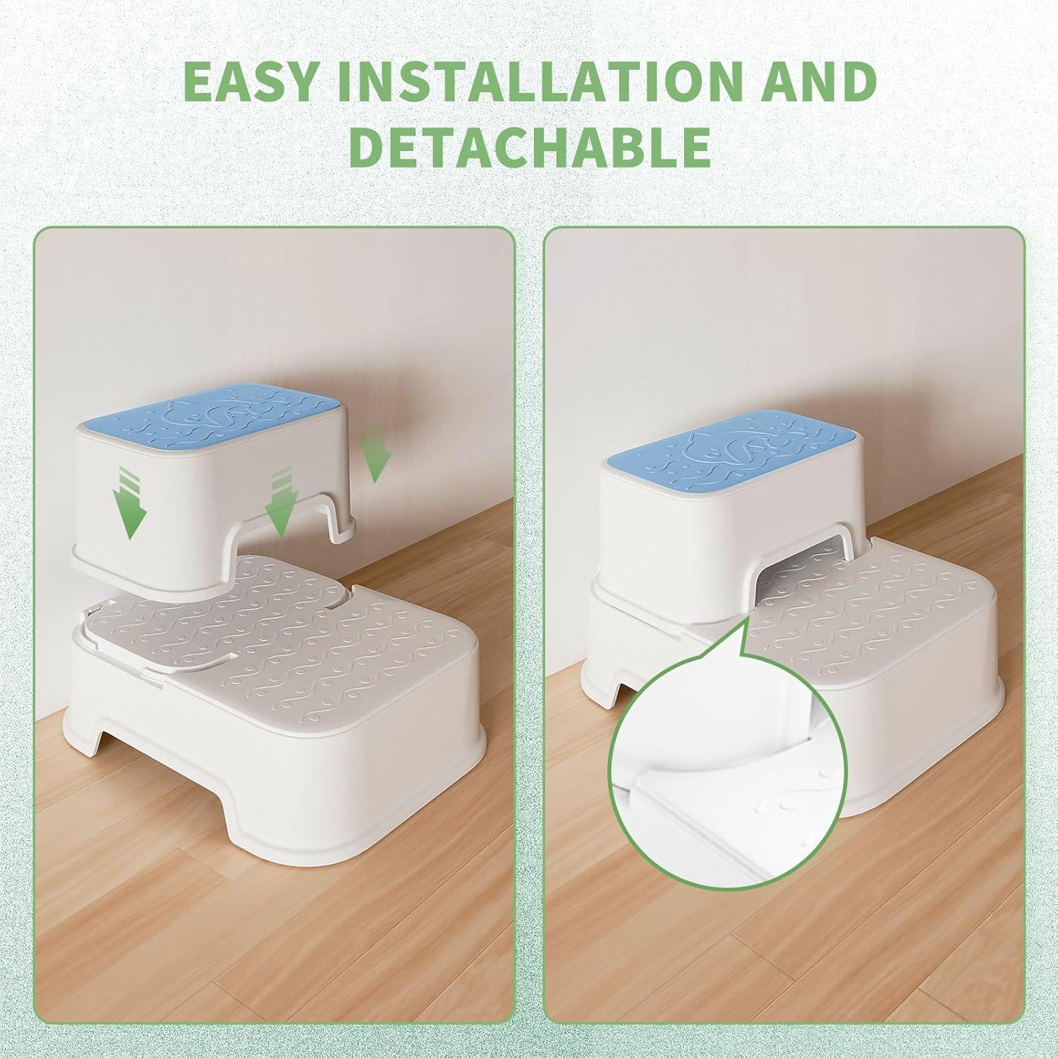 Escalera Multifuncional para Niños Mangohood 2EN1 Azul