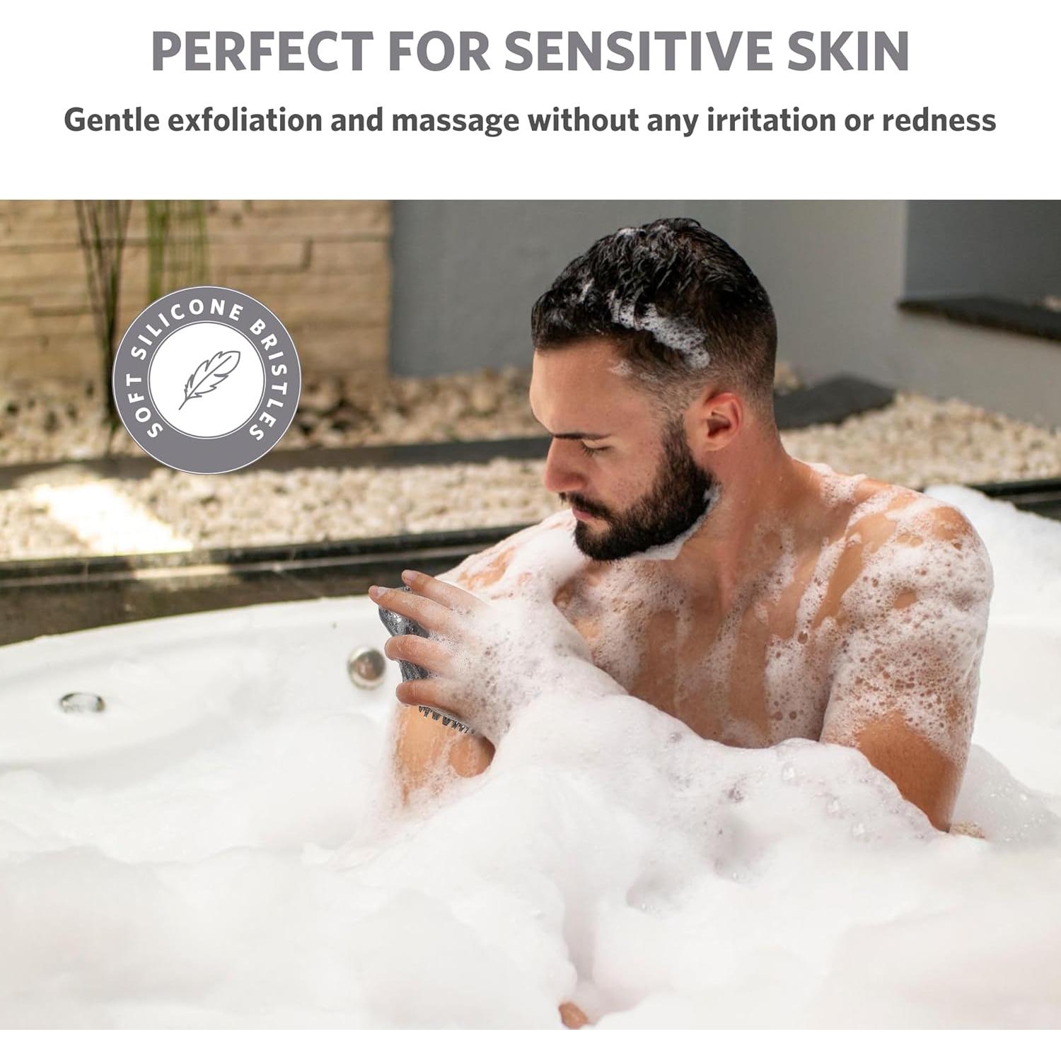 Exfoliador Corporal de Silicona Sndyi - Suave para Piel Sensible