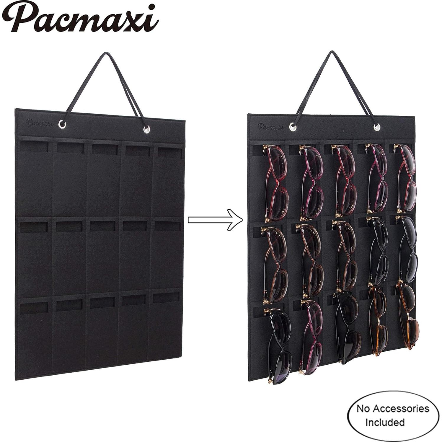 Organizador de Gafas de Sol PACMAXI Montaje en Pared 15 Ranuras