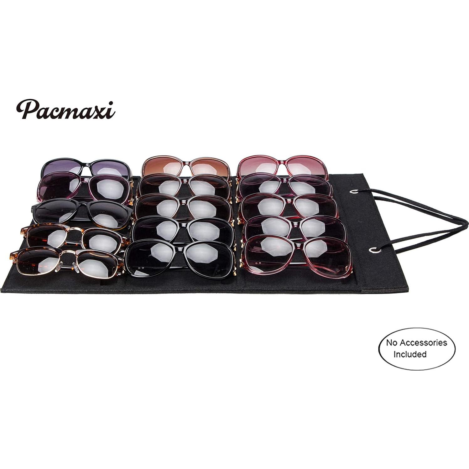 Organizador de Gafas de Sol PACMAXI Montaje en Pared 15 Ranuras