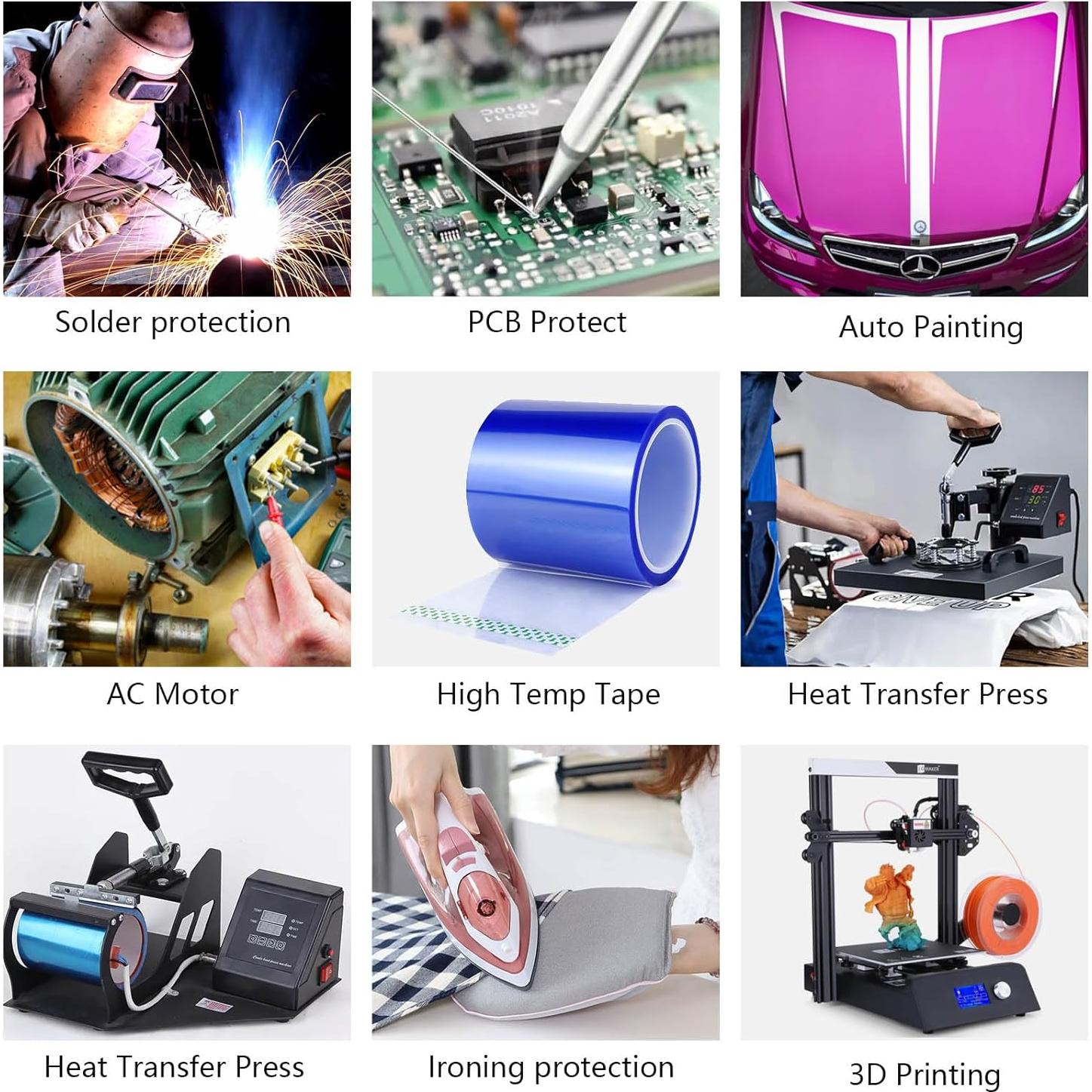 Cinta de Sublimación BOMEI PACK 100mm x 33m Resistente al Calor