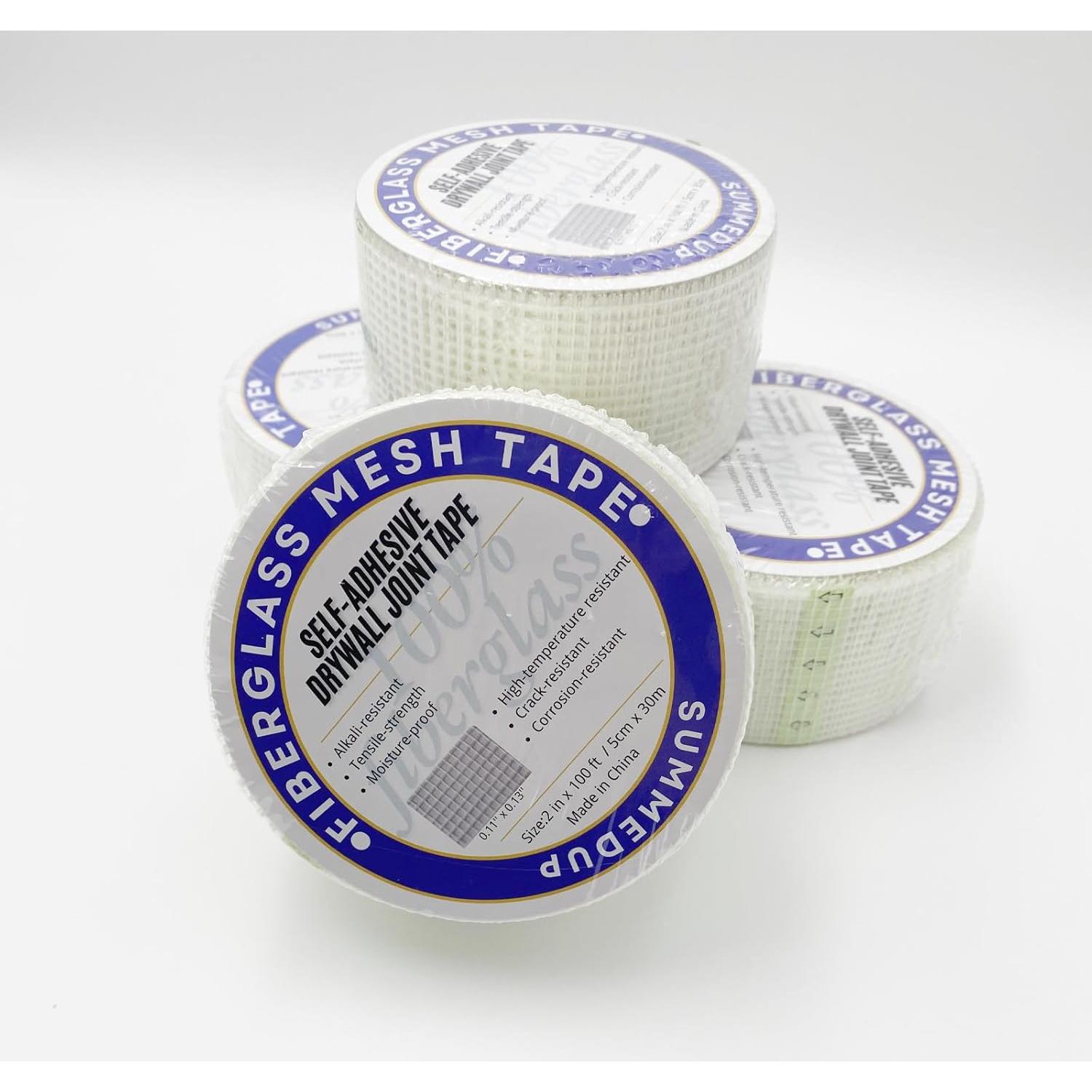 Cinta de Reparación de Drywall Autoadhesiva SummedUp 5cm x 30.48m