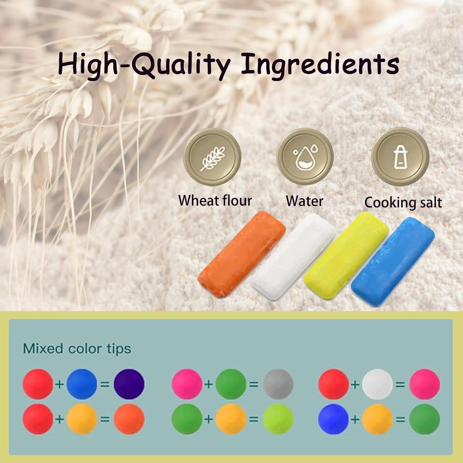 Conjunto de Huevos de Dinosaurio Playdough 5 Moldes 12 Paquetes