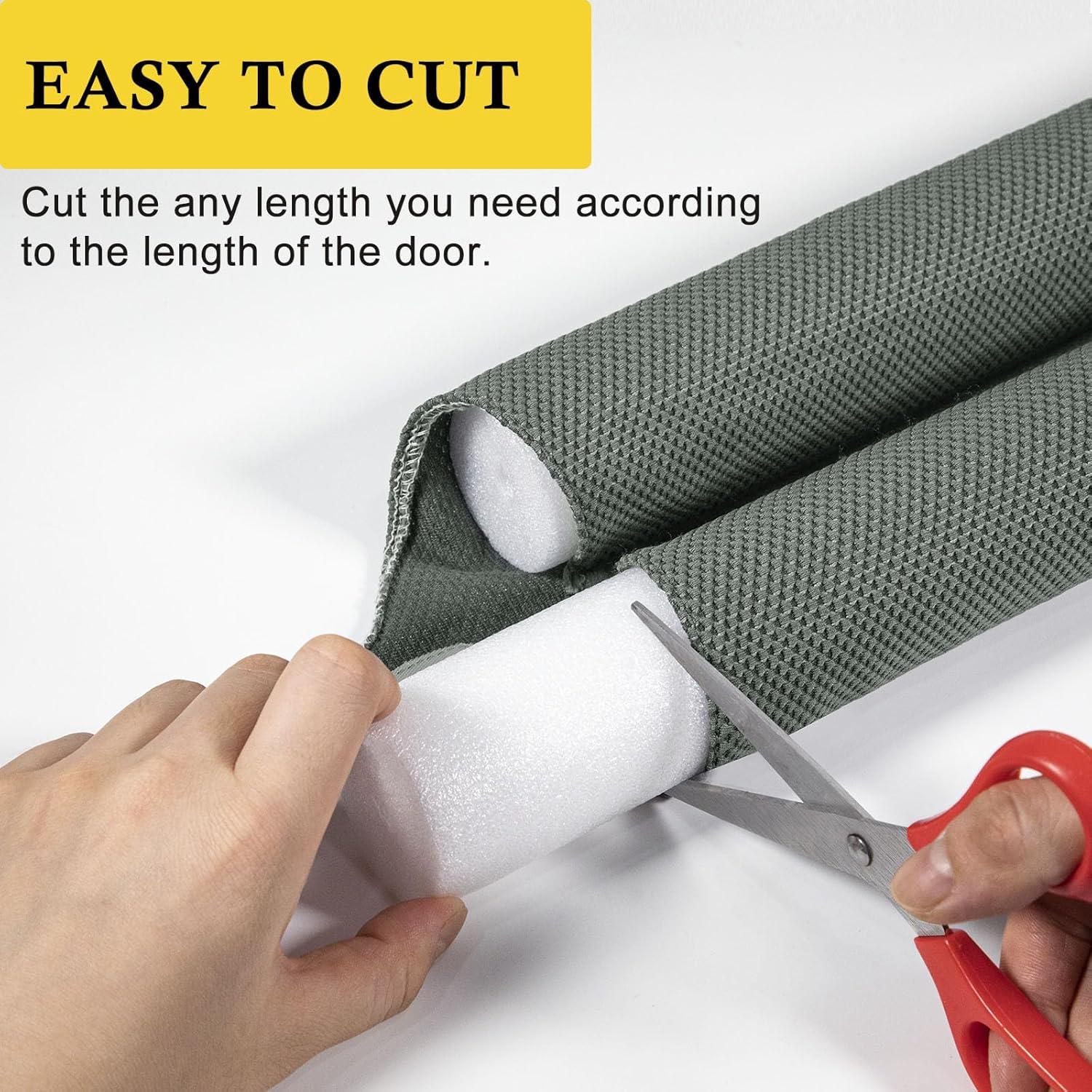 Tapón de Corrientes Fowong 30" Ajustable Gris - Bloqueador de Ruido