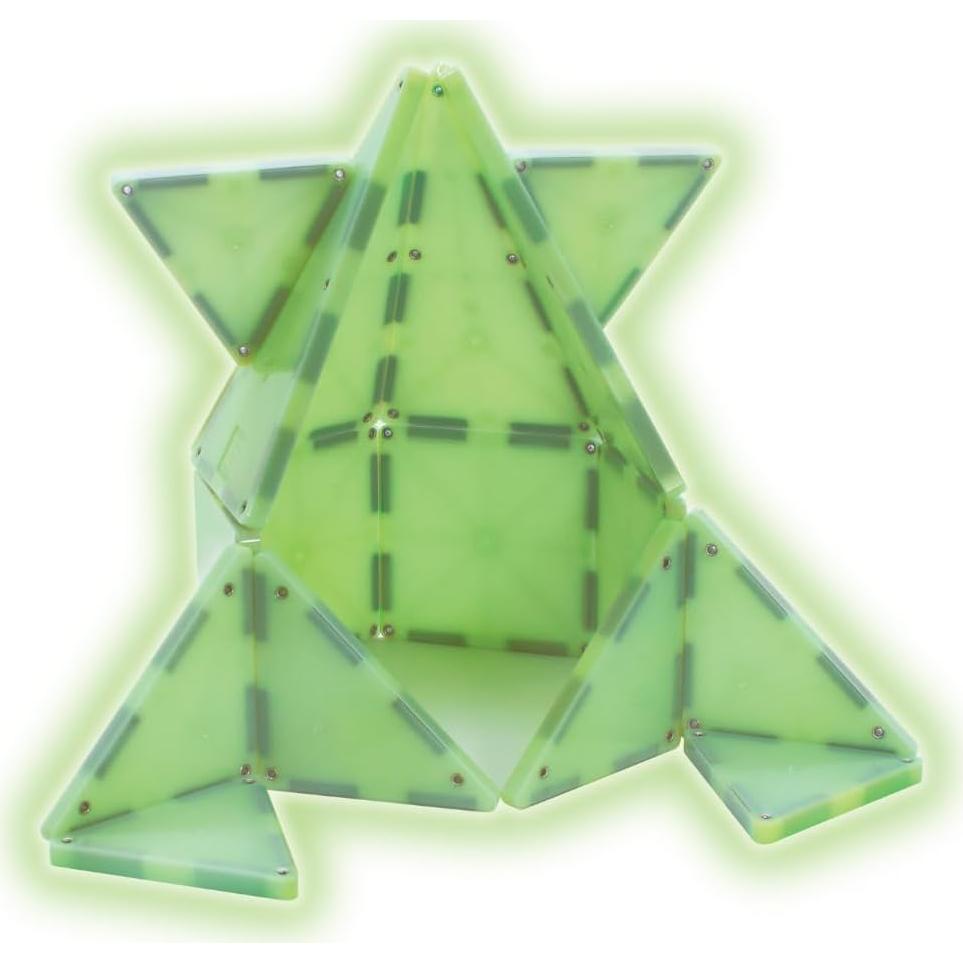 MAGNA-TILES Brillantes Set de 16 Piezas Magnéticas