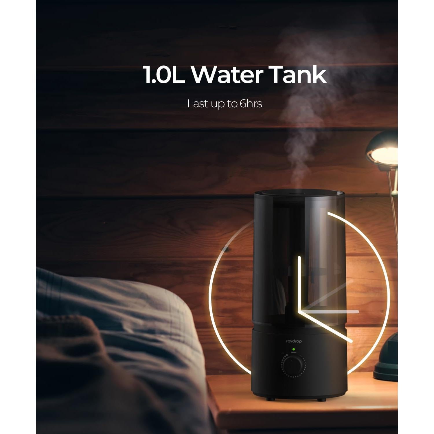 Humidificador Ultrasónico Raydrop KC-RD03A 1.0L Silencioso