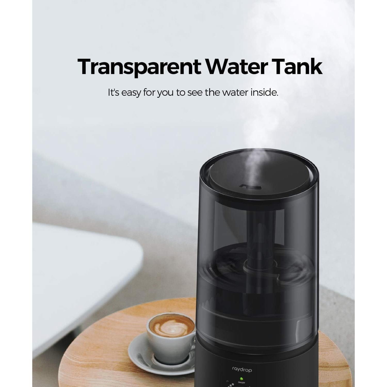 Humidificador Ultrasónico Raydrop KC-RD03A 1.0L Silencioso