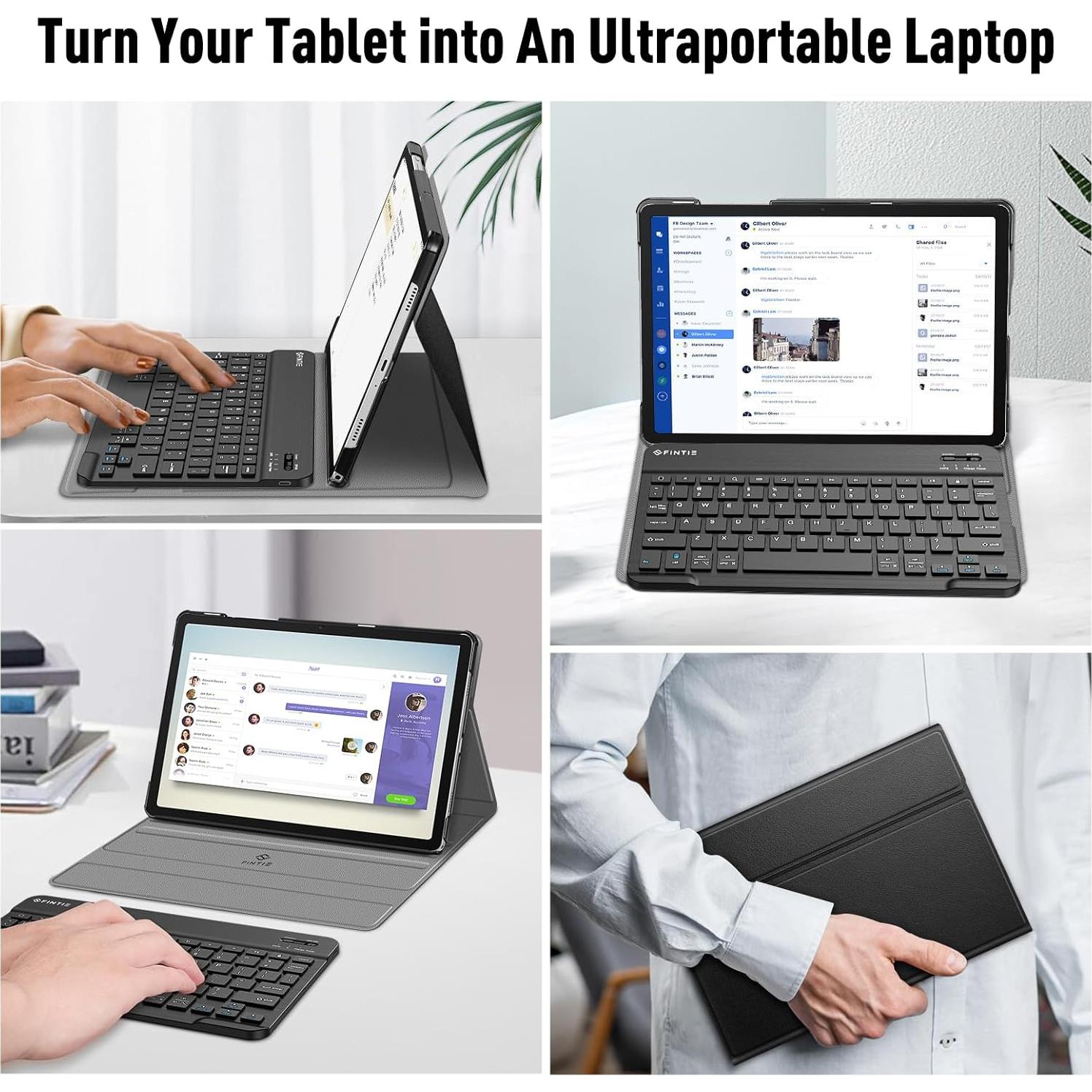 Funda Teclado Fintie para Samsung Galaxy Tab A9 Plus 11" 2023