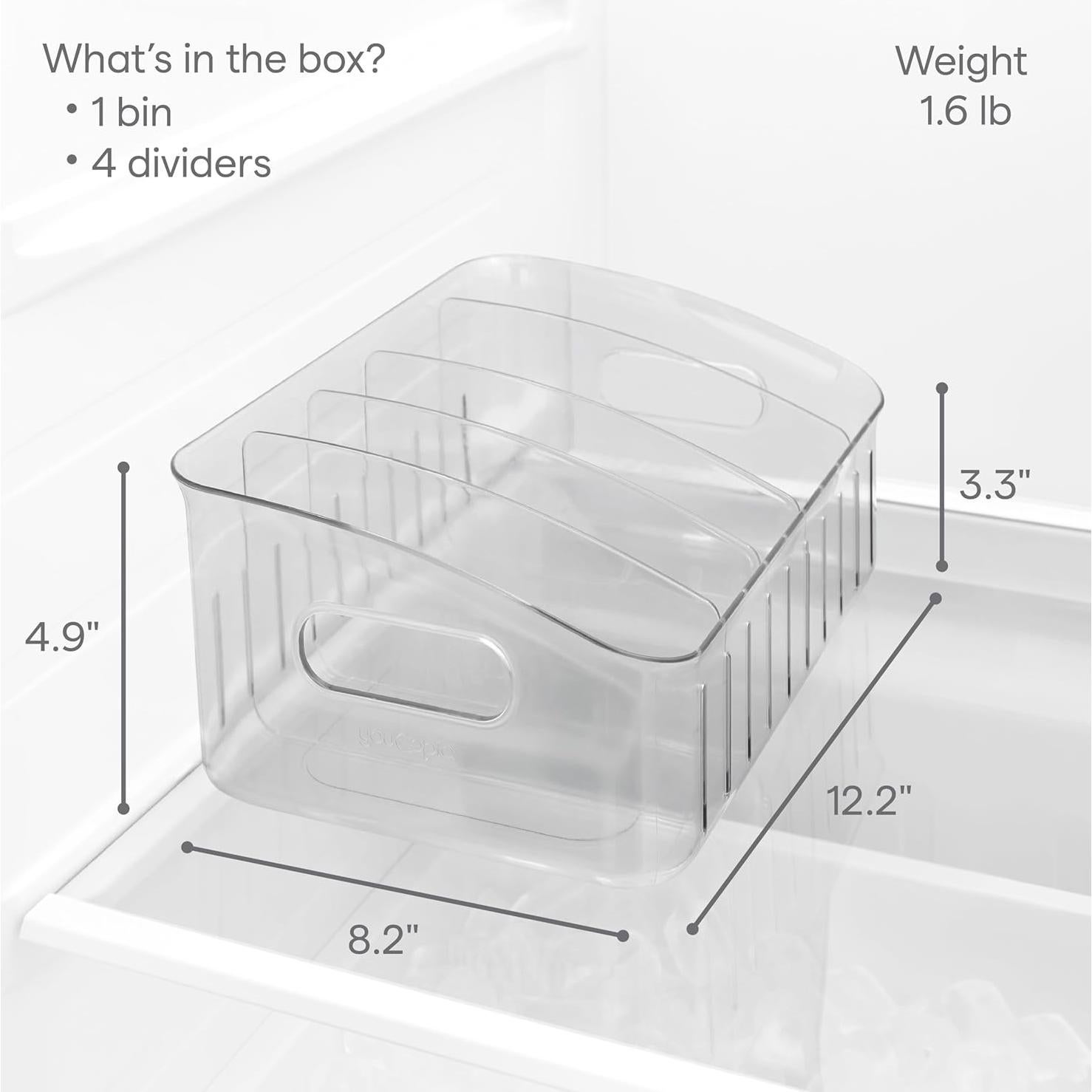 Organizador de Congelador YouCopia 30.48 cm con Divisores Ajustables