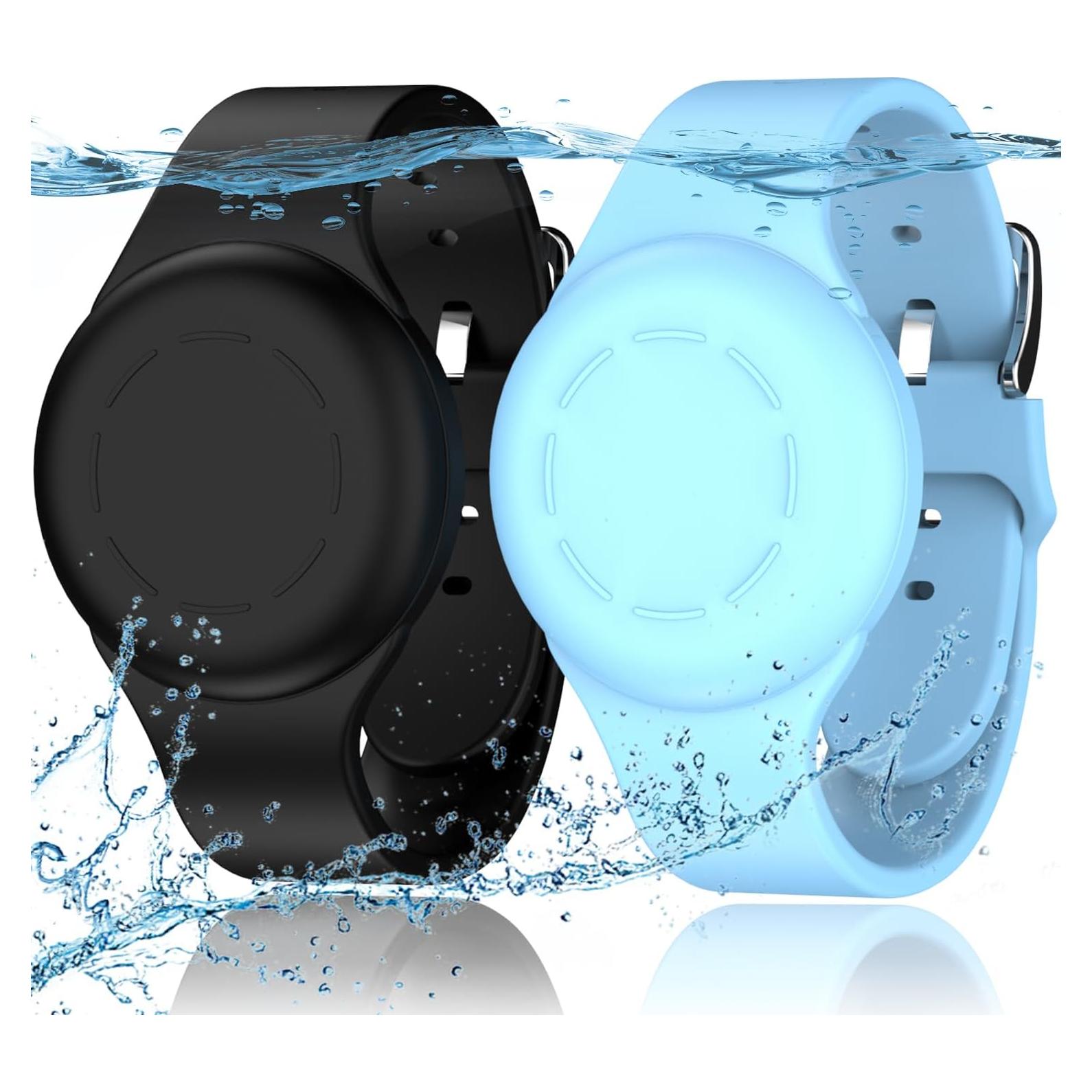 Funda Portátil R-fun para Airtag - Silicona Impermeable [2 Pzs]