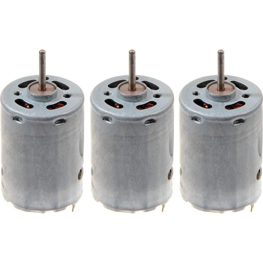 Motor Eléctrico Mini DC YXQ 12V 6000RPM 3 Piezas para Juguetes