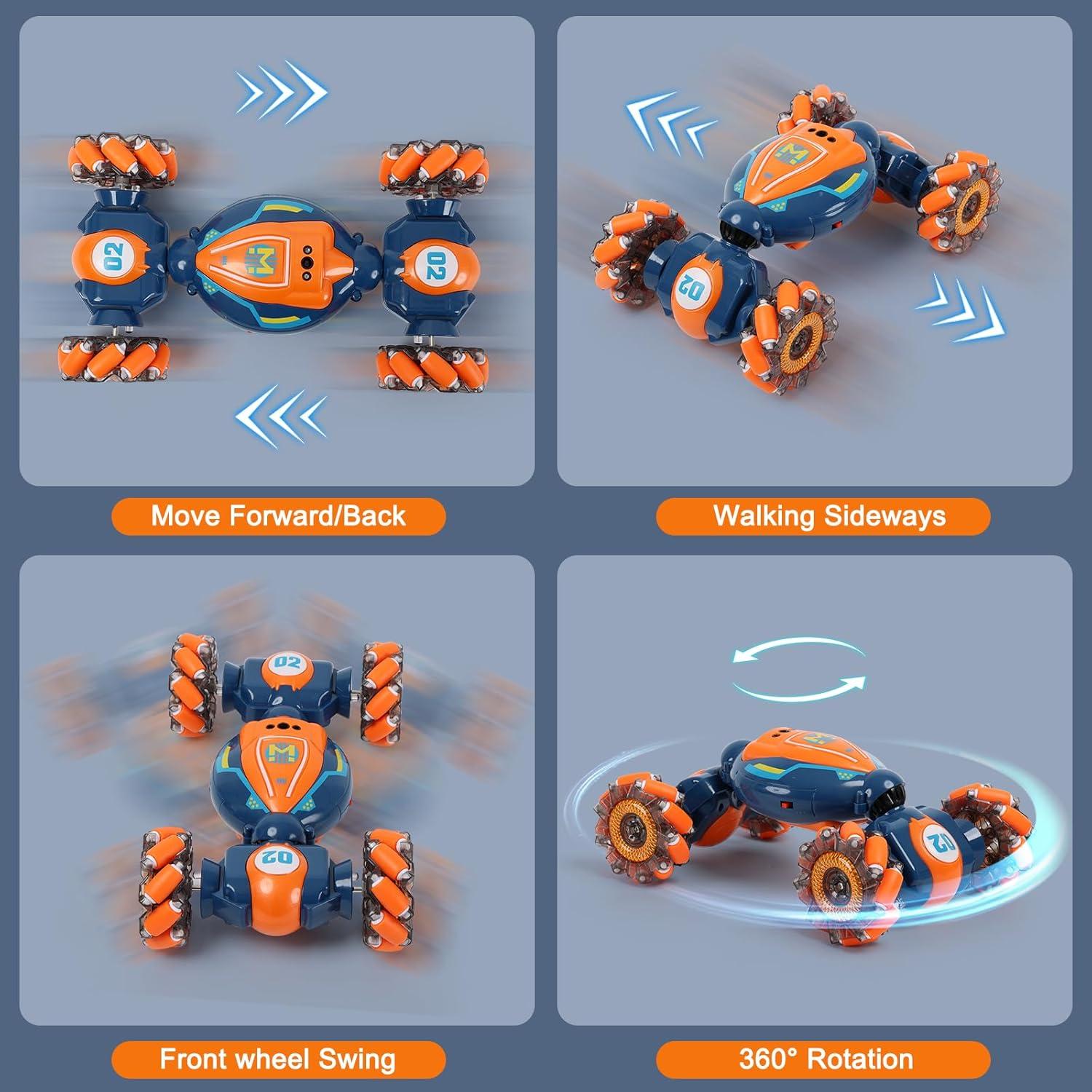 Coche Acrobático RC QXHOL 4WD Detección de Gestos Luz Música