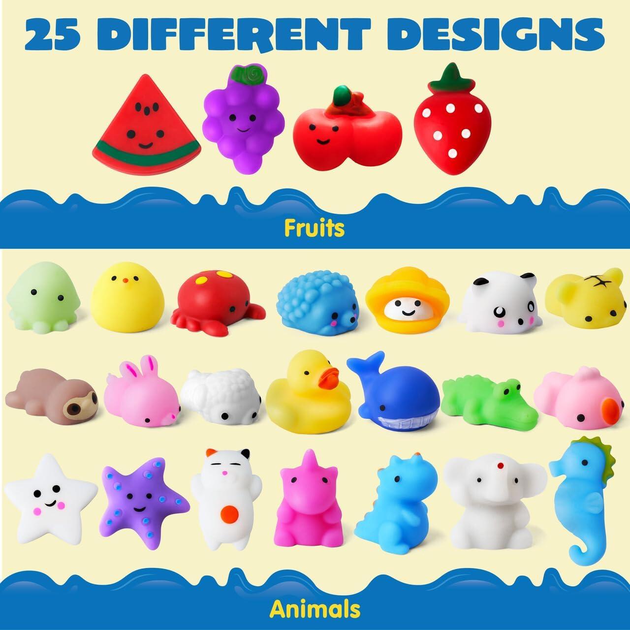 Conjunto de Juguetes Mochi Squishy Joyin 25 Piezas Kawaii