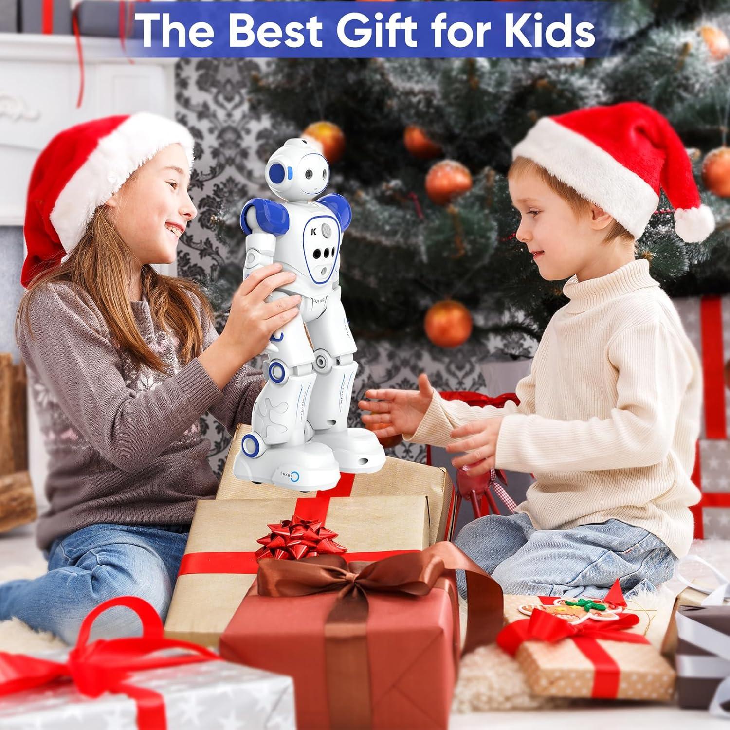 Robot RC Programable TSJLIKI Azul con Detección de Gestos