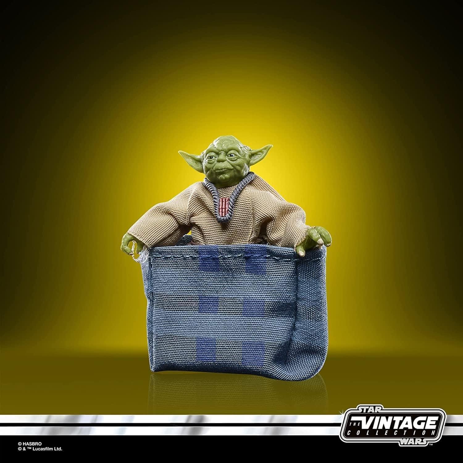 Figura de Acción Yoda Dagobah Star Wars Vintage 9 cm