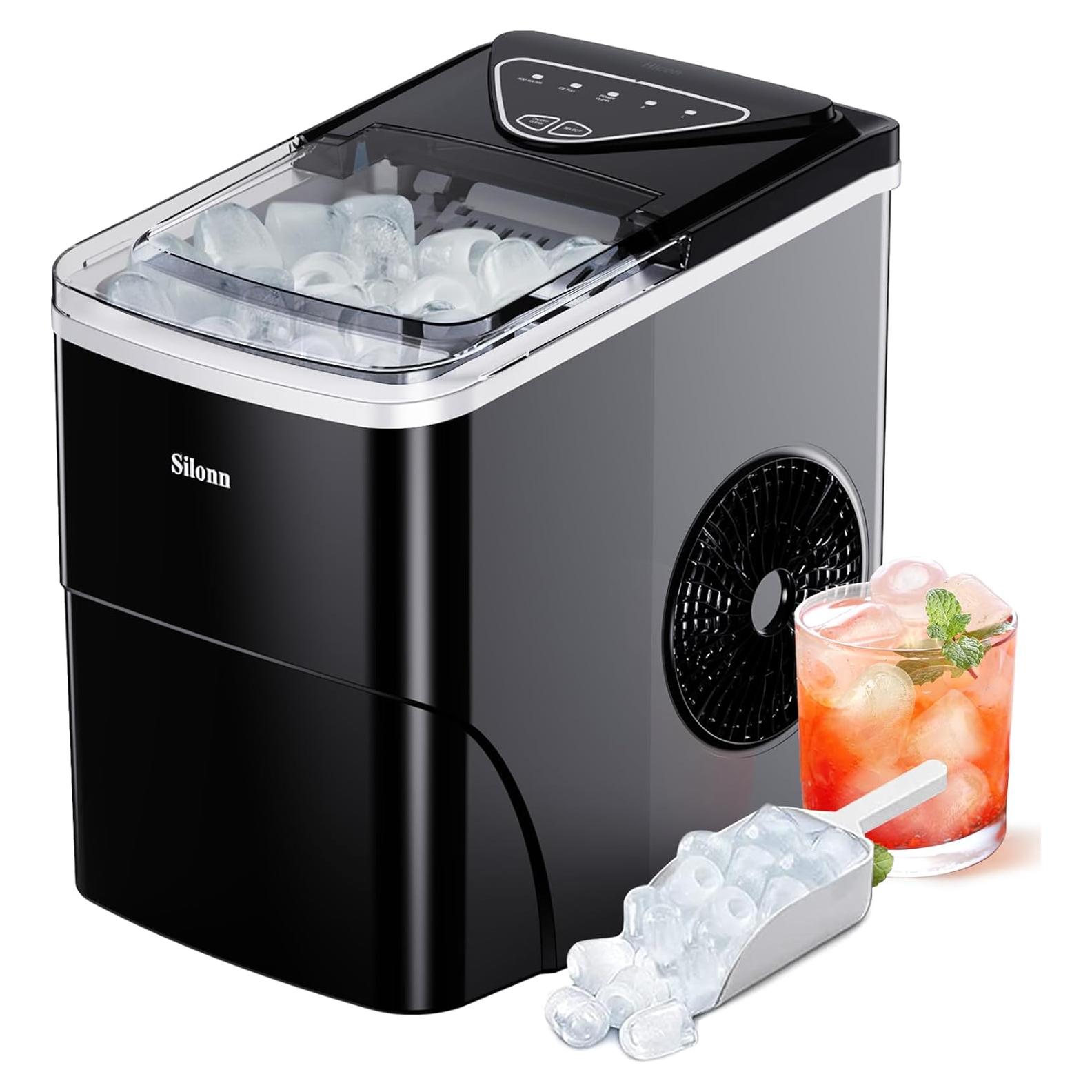 Máquina de Hielo Silonn 9 Cubos en 6 Minutos 11.79 kg