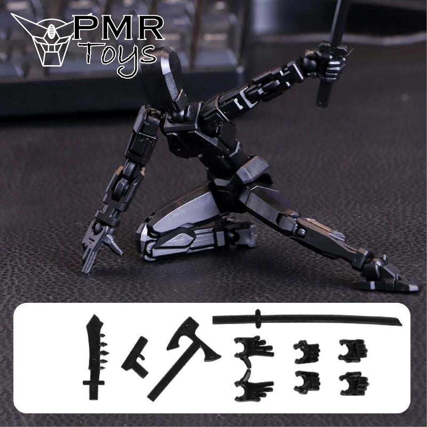 Paquete de 5 Figuras de Robot PMR Toys con Accesorios