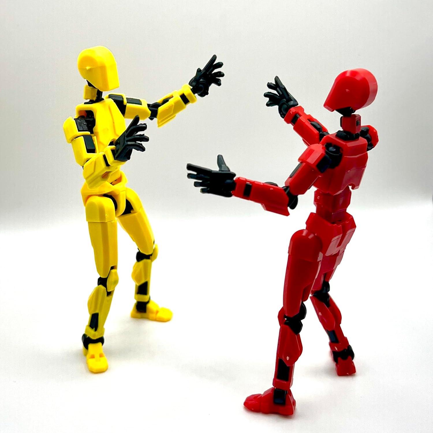 Paquete de 5 Figuras de Robot PMR Toys con Accesorios