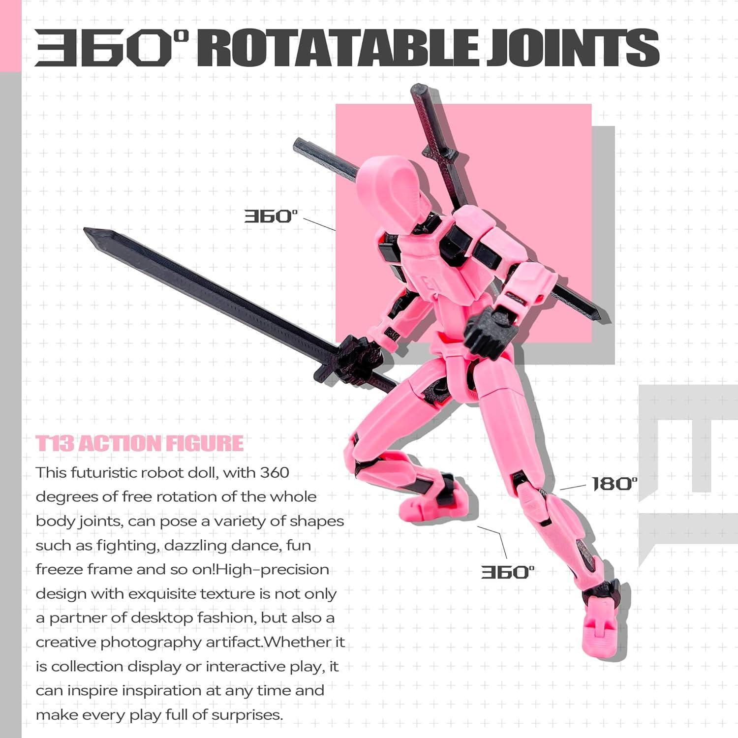 Figura de Acción Titan 13 Soozafone Rosa y Negro