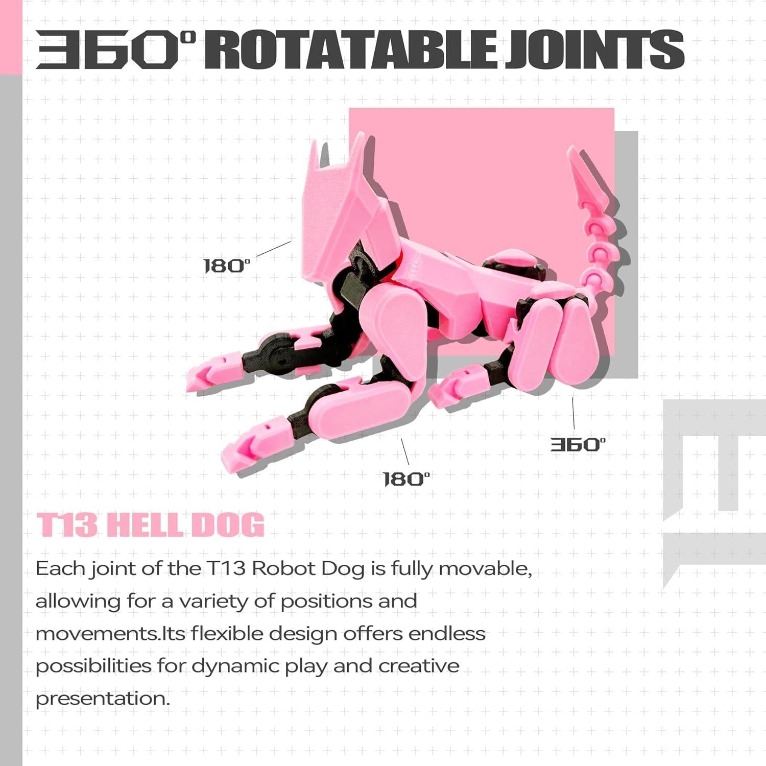 Figura de Acción Titan 13 Soozafone Rosa y Negro