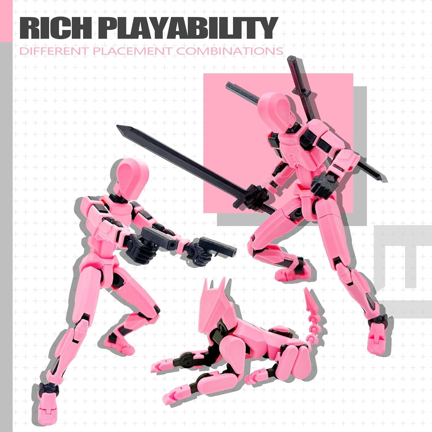 Figura de Acción Titan 13 Soozafone Rosa y Negro