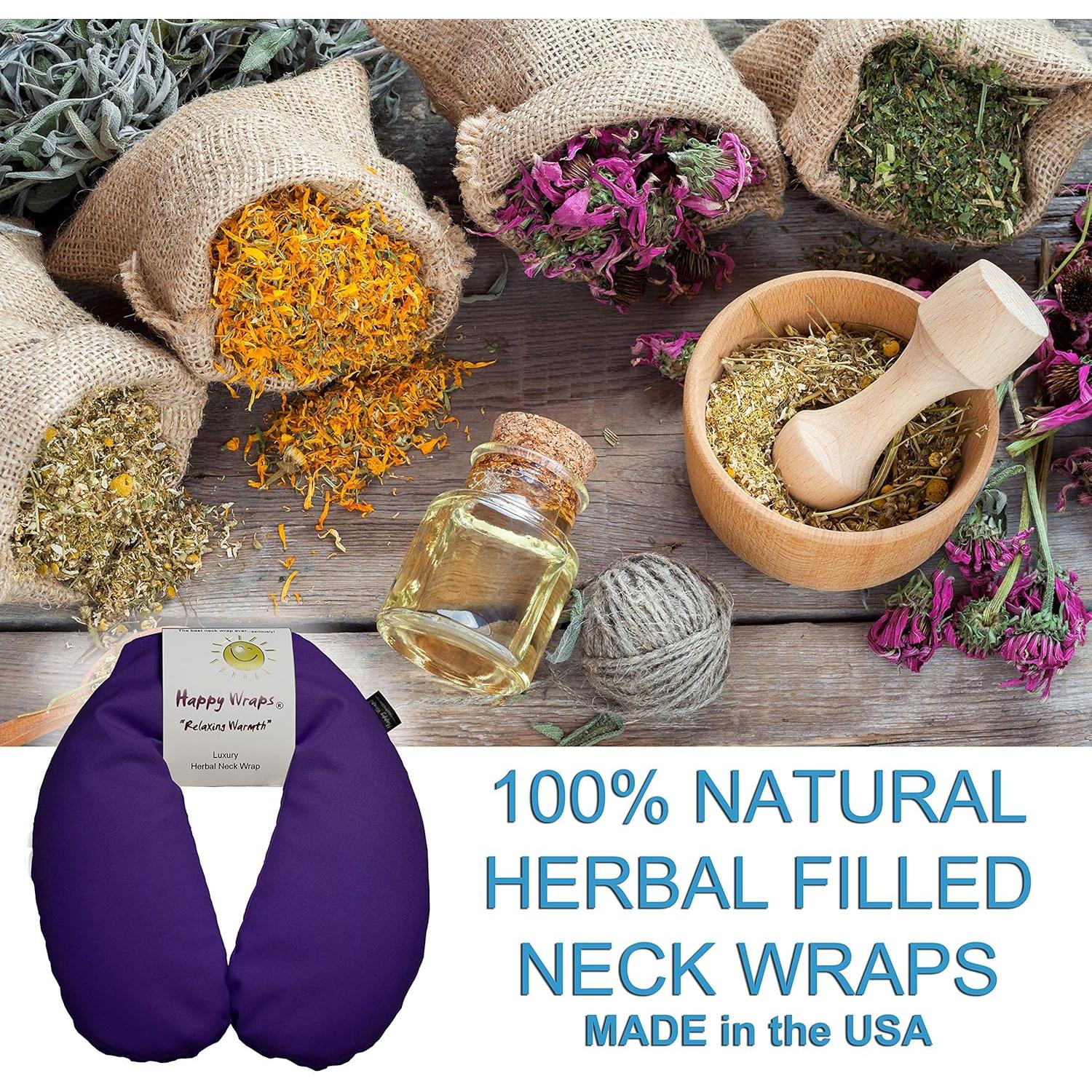 Funda de Cuello Herbal Happy Wraps - Alivio Calor Frío 1.02 kg