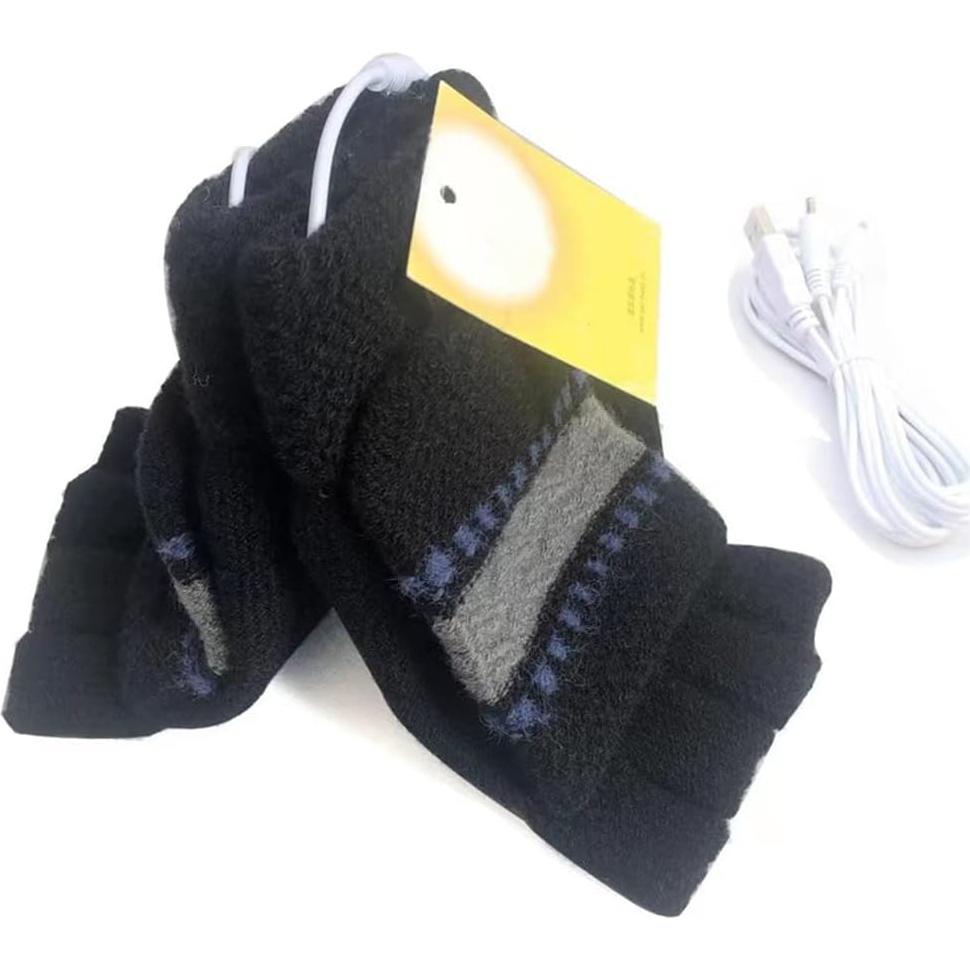 Guantes Calentados USB Kbinter para Invierno - Mitad de Dedo