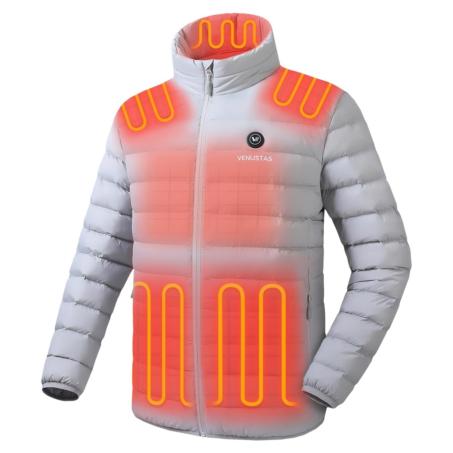 Chaqueta Térmica Ligera Venustas para Hombre 6 Zonas Calor