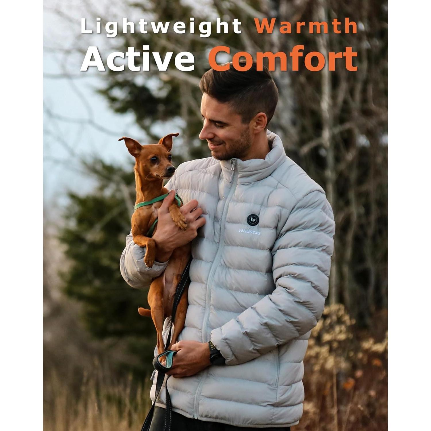 Chaqueta Térmica Ligera Venustas para Hombre 6 Zonas Calor