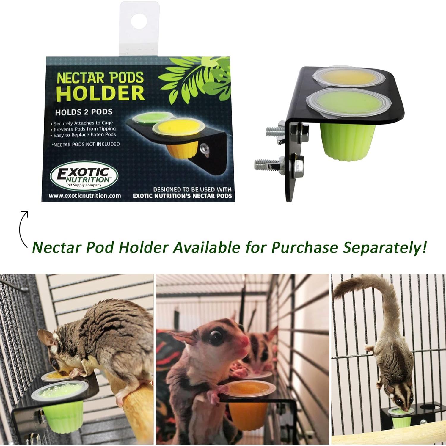 Nectar Pods Exotic Nutrition - Paquete de 4 Gelatinas Frutales