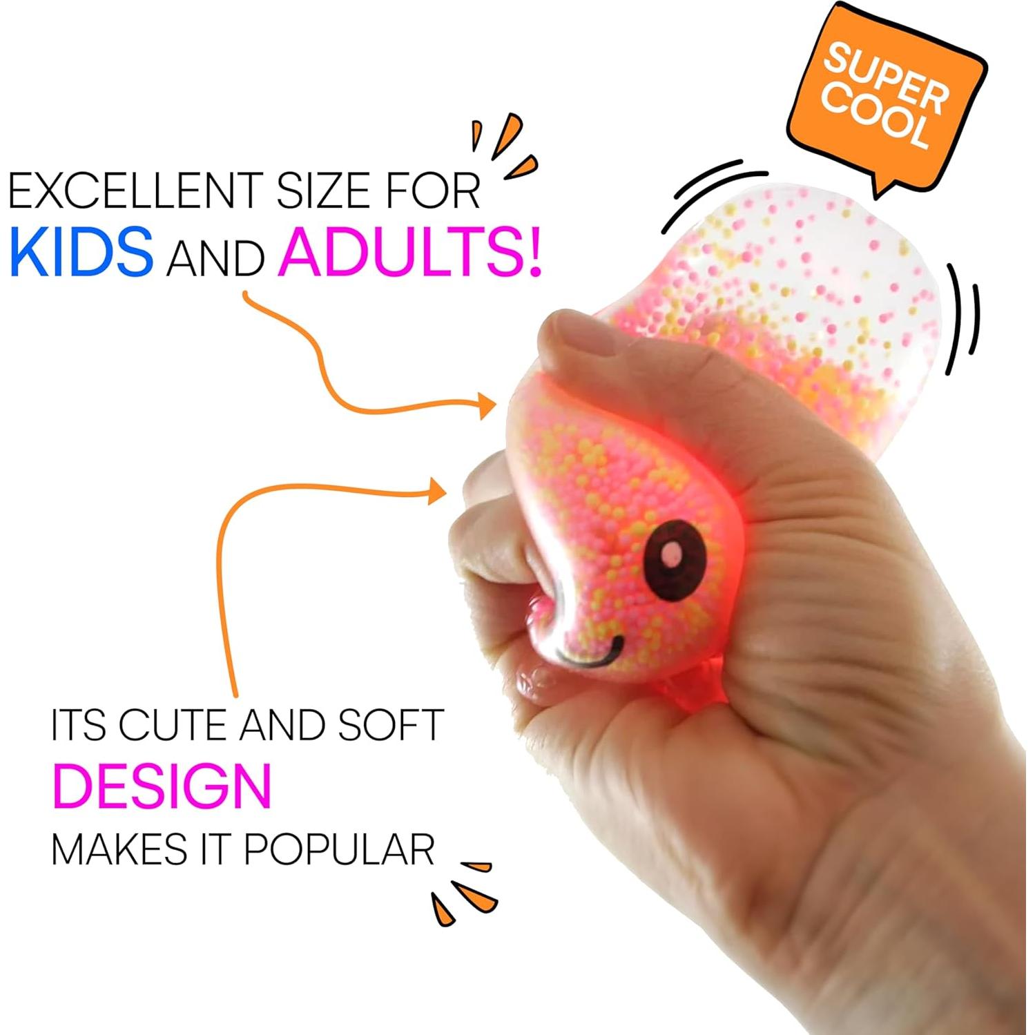 Set de 10 Pelotas Squishy Pulpo Neliblu - Antiestrés Multicolor