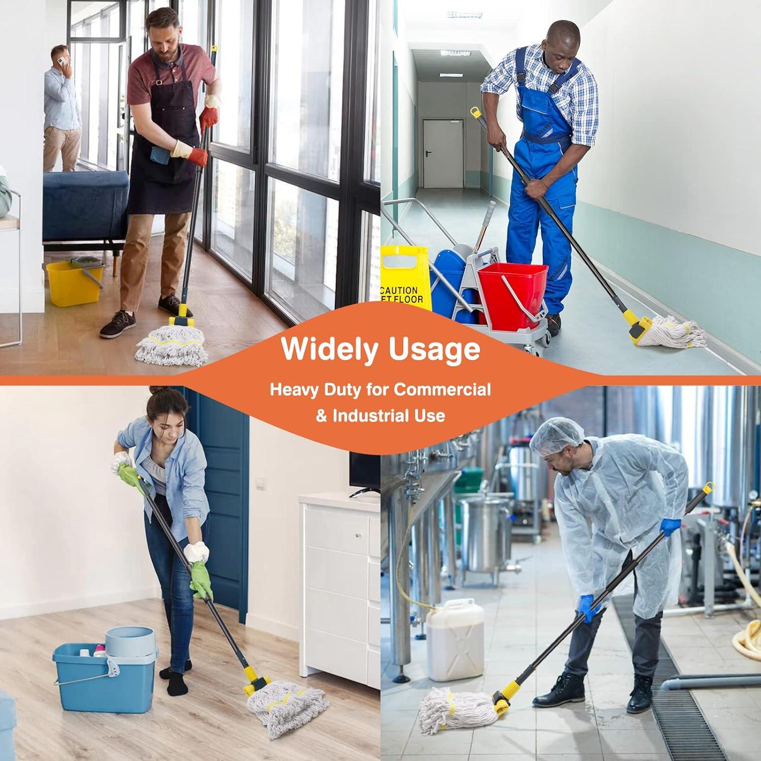 Mopa Industrial KeFanta 60" (152.4 cm) Algodón Uso Pesado