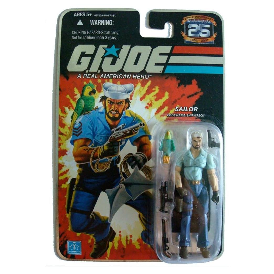 Figura de Acción Shipwreck GI Joe 25 Aniversario 7,62 cm