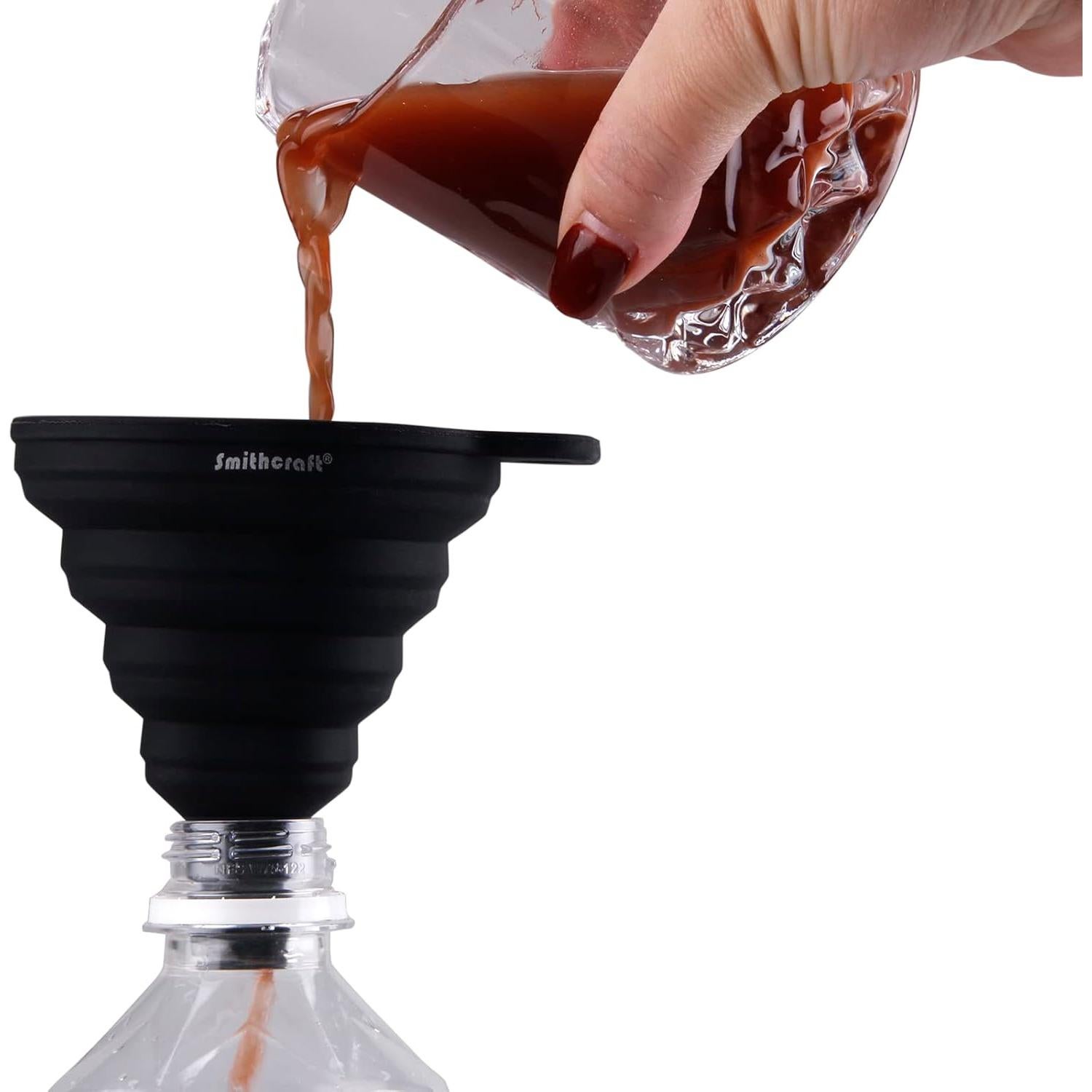 Juego de 4 Embudos Plegables de Silicona Smithcraft - Cocina