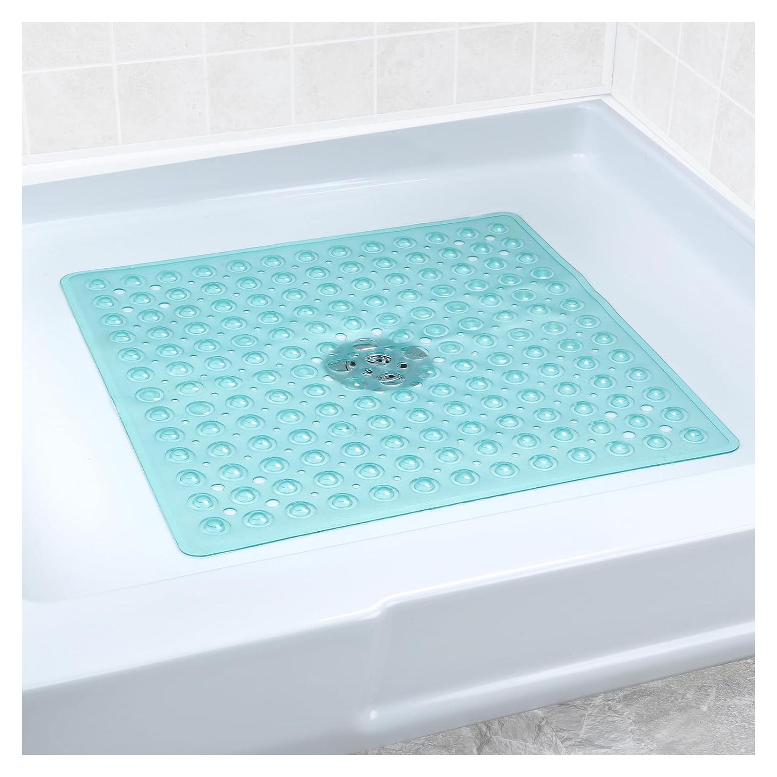 Tapete de Ducha Antideslizante SlipX Solutions 53x53cm Aqua