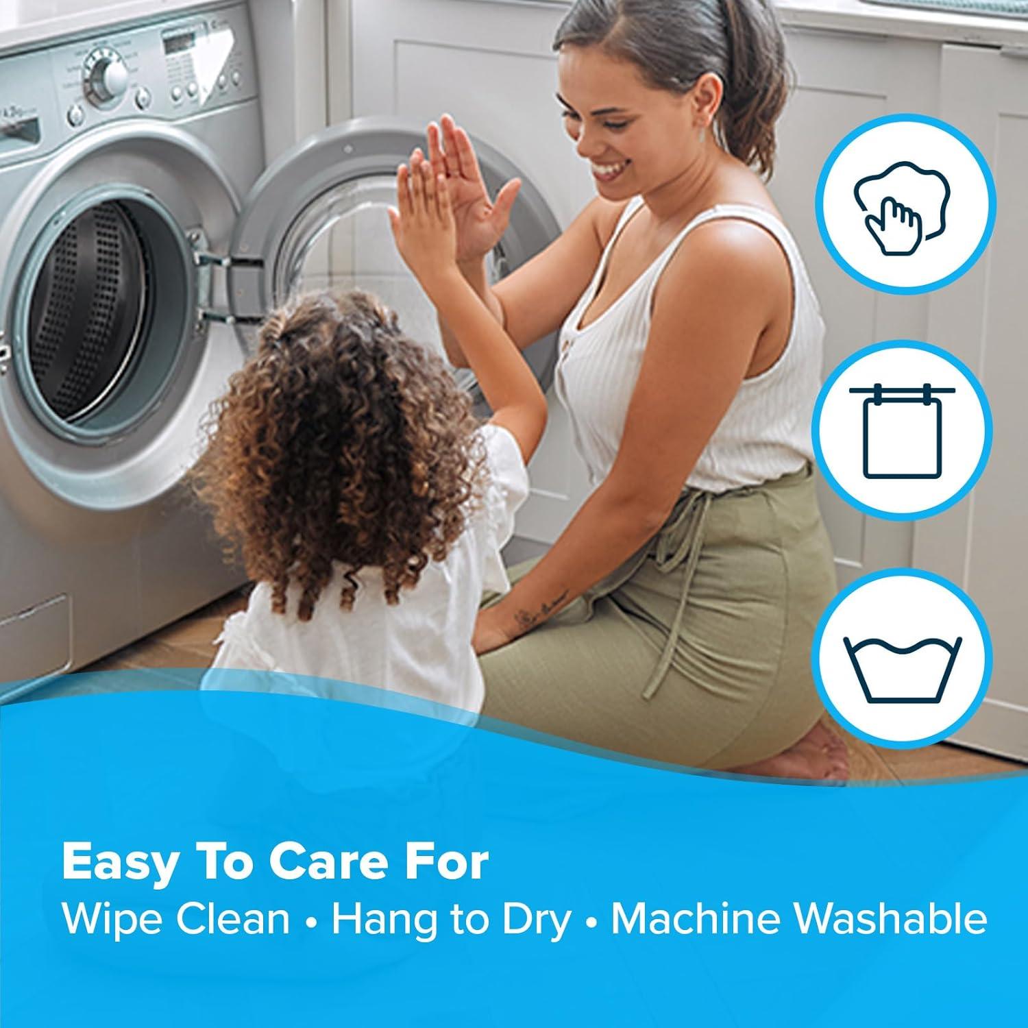 Tapete de Ducha Antideslizante SlipX Solutions 53x53cm Aqua