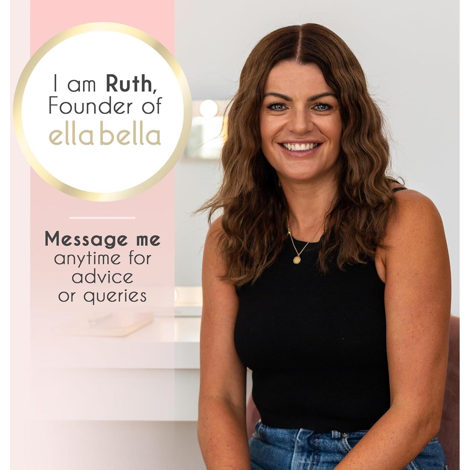 Secador de Pelo Profesional ELLA BELLA Iónico 1700W Negro