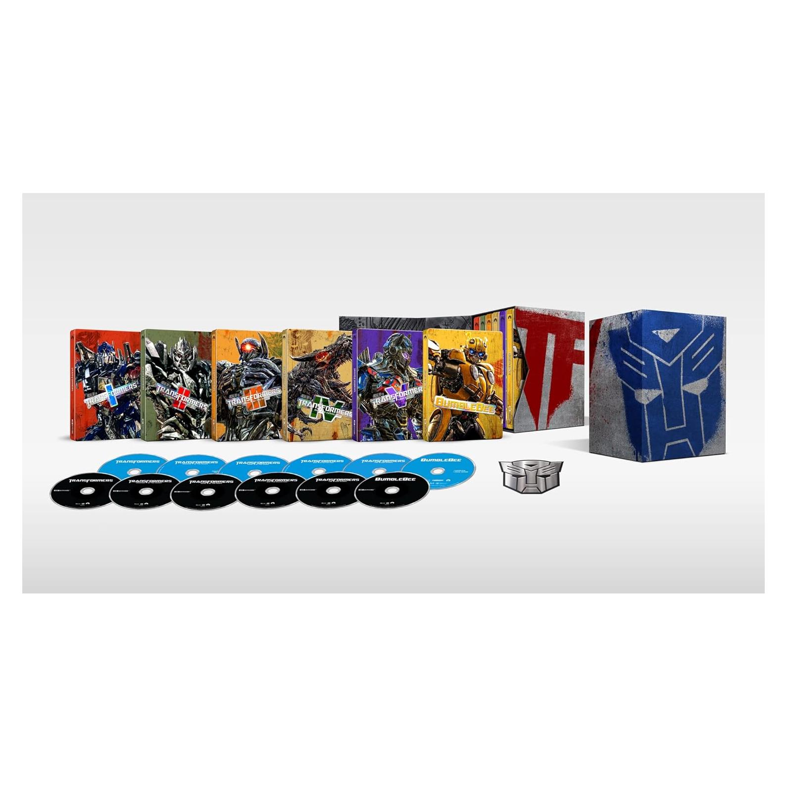 Colección 6 Películas Transformers 4K Ultra HD Edición Limitada