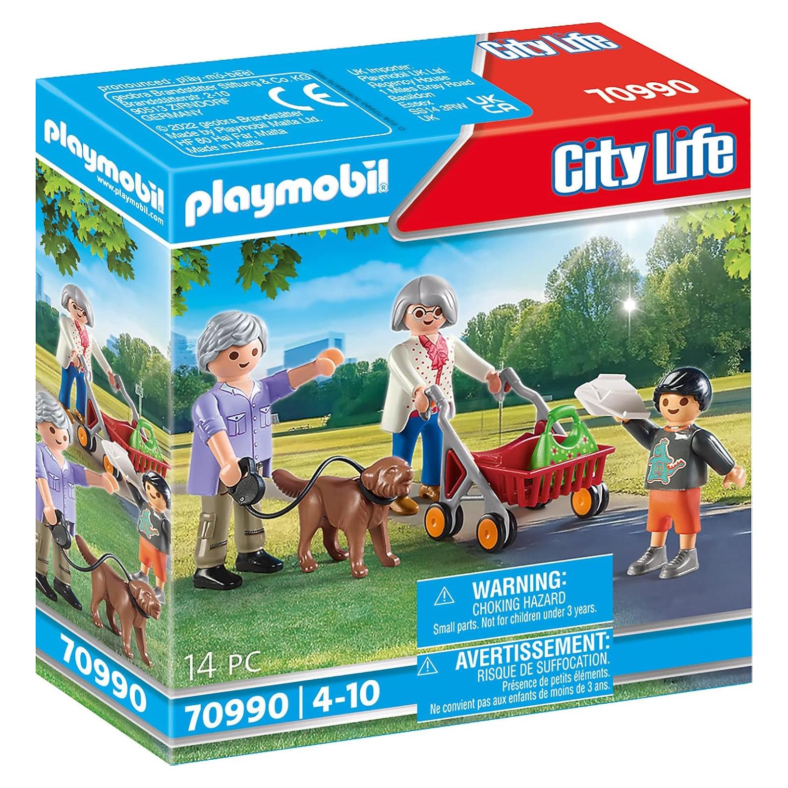 Set Abuelos con Niño PLAYMOBIL 70990 y accesorios