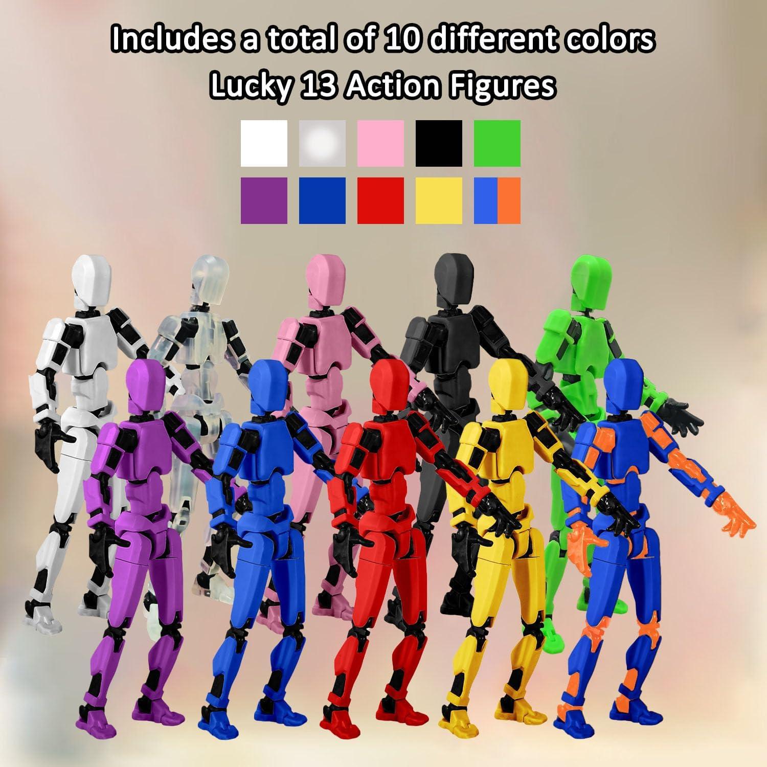 Conjunto de Figuras de Acción BVVLI T13 10PCS Multicolor
