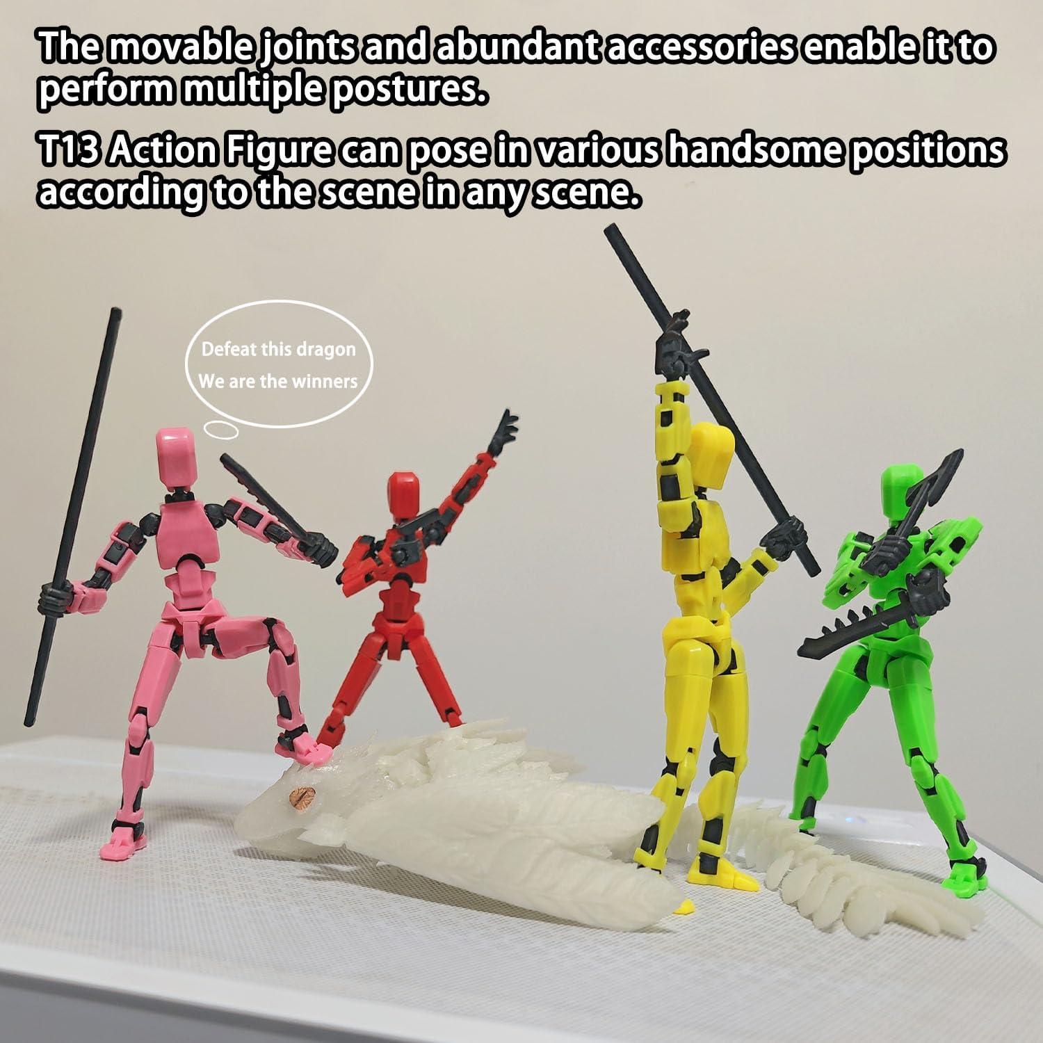 Conjunto de Figuras de Acción BVVLI T13 10PCS Multicolor